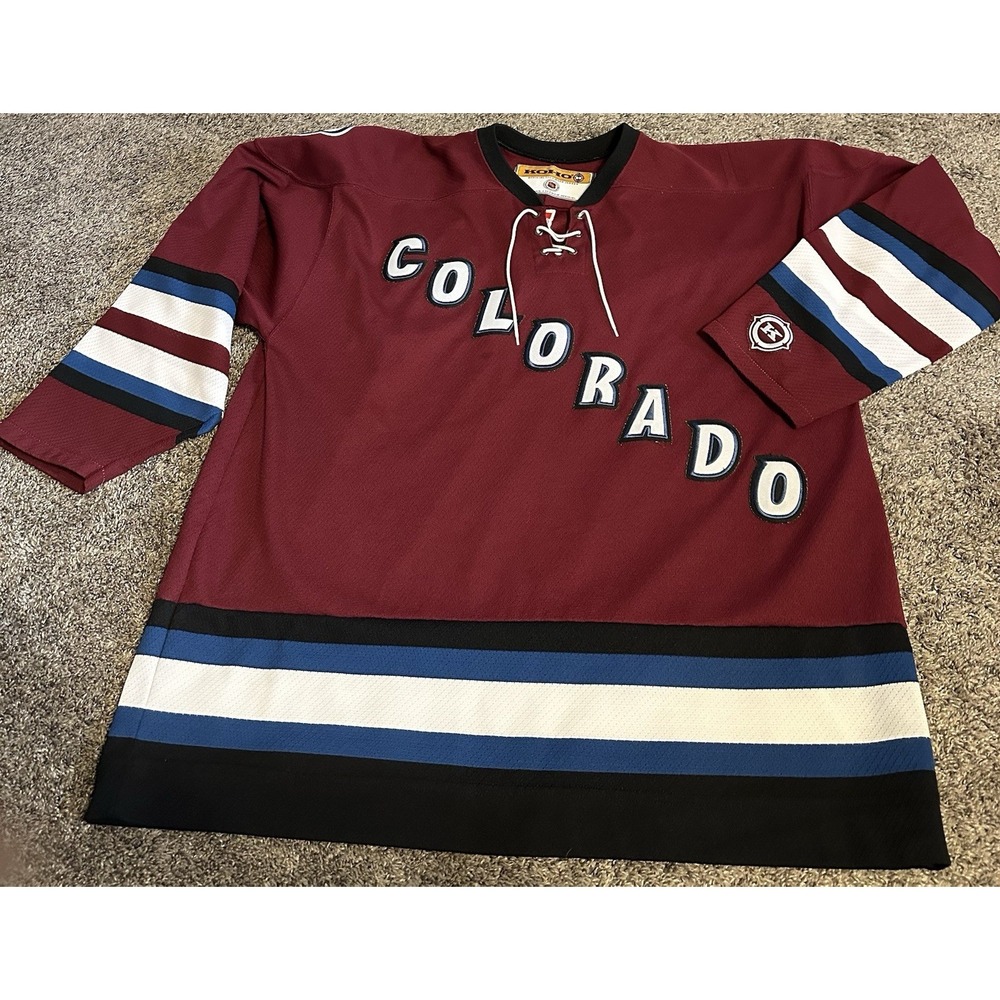 Koho Colorado Avalanche NHL Official Licensed Hockey Jersey Adult XL Burgundy